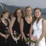 Just the girls posing on the beach