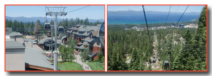 Aerial view from the Heavenly gondola