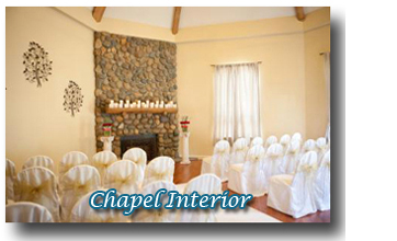 Interior look at chapel