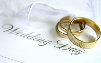 Symbolic wedding rings