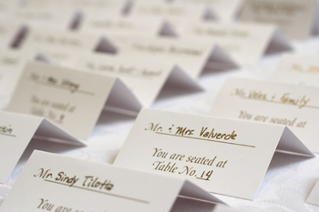 The guest invitations